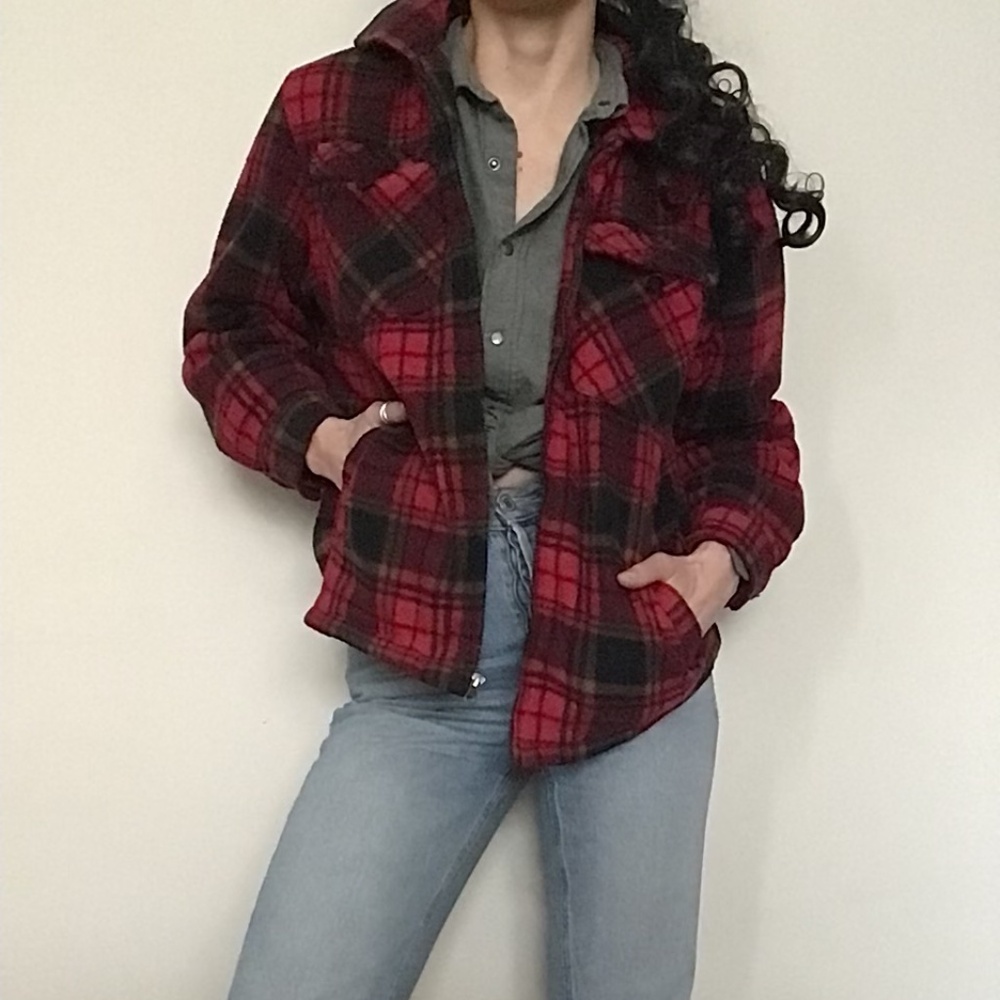Red Plaid Jacket - Picture 8 of 16